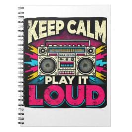 Behalt Calm Play it Loud Notizblock