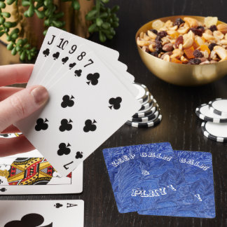 " Behalt Calm & Play ! "Klassische Spielkarten