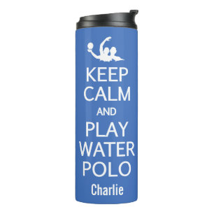 Behalt Calm & Play Water Polo individuelle Name & Thermosbecher