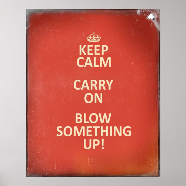 Behalt Calm Poster (Vorne)