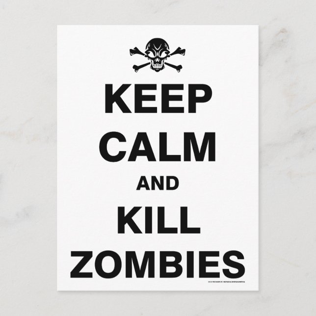 Behalt Calm Postkarte (Vorderseite)