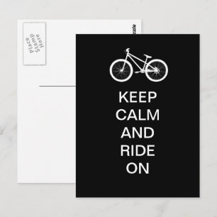Behalt Calm Ride on Postkarte