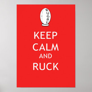 Behalt Calm & Ruck Poster