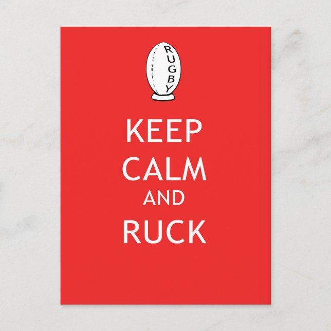 Behalt Calm & Ruck Postkarte (Vorderseite)