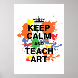 Behalt Calm & Teach Art Poster