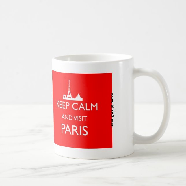 Behalt Calm und Besuch der Tasse Paris (Rechts)
