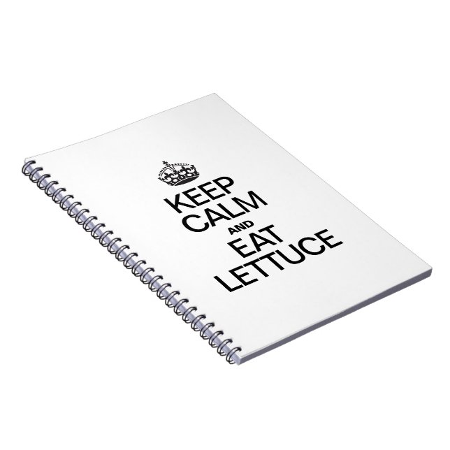 BEHALT CALM UND ESSE LETTUCE NOTIZBLOCK (Rechte Seite)