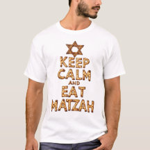 Behalt Calm und essen Matzah Funny Pessach Design