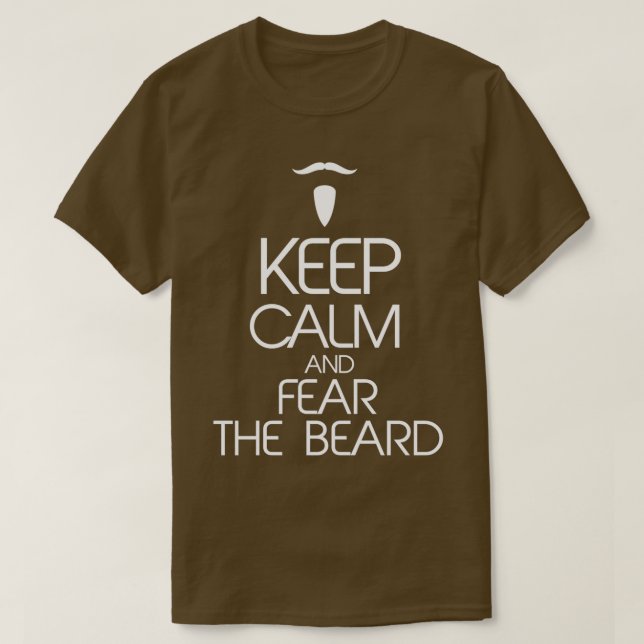 BEHALT CALM UND FÜRCHTE DEN BARD T Hoodie. T-Shirt (Design vorne)