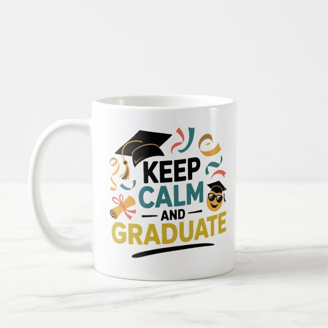 Behalt Calm und Graduate Kaffeetasse (Links)