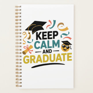 Behalt Calm und Graduate Planer