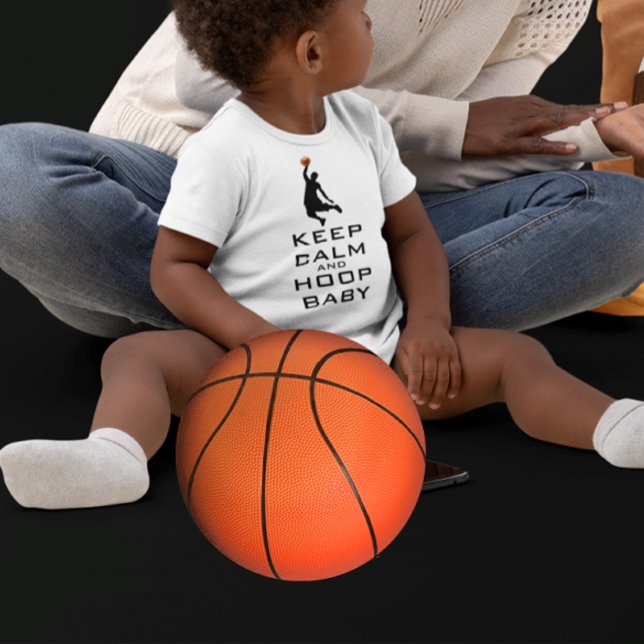 BEHALT CALM UND HOOP BABY BASEKETBALL STRAMPLER (Von Creator hochgeladen)
