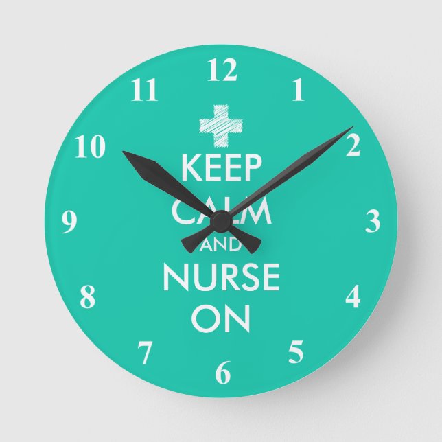 Behalt Calm und Krankenschwester auf die Uhr (Vorderseite)