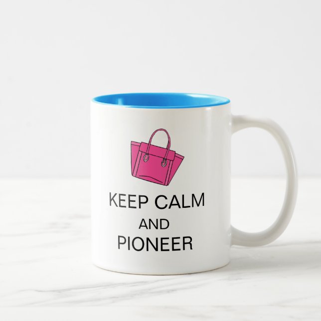 BEHALT CALM UND PIONEER TASSE MIT TONKAFFEE (Rechts)