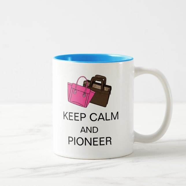 BEHALT CALM UND PIONEER TASSE MIT TONKAFFEE (Rechts)
