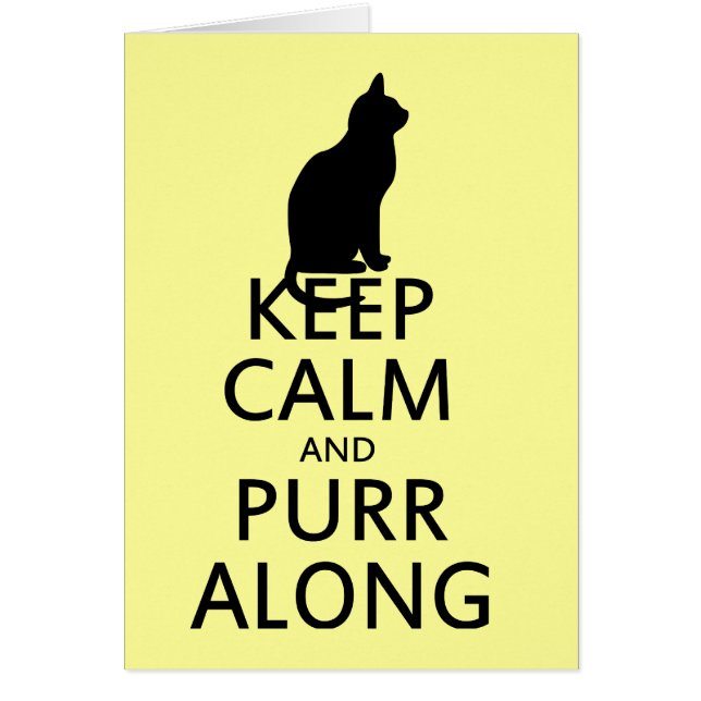 Behalt Calm und PURR entlang (Vorne)