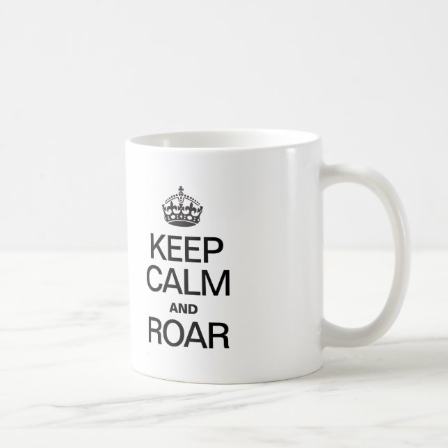 BEHALT CALM UND ROHRE KAFFEETASSE (Rechts)