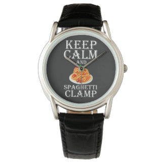 Behalt-Calm- und Spaghetti-Klempner Armbanduhr