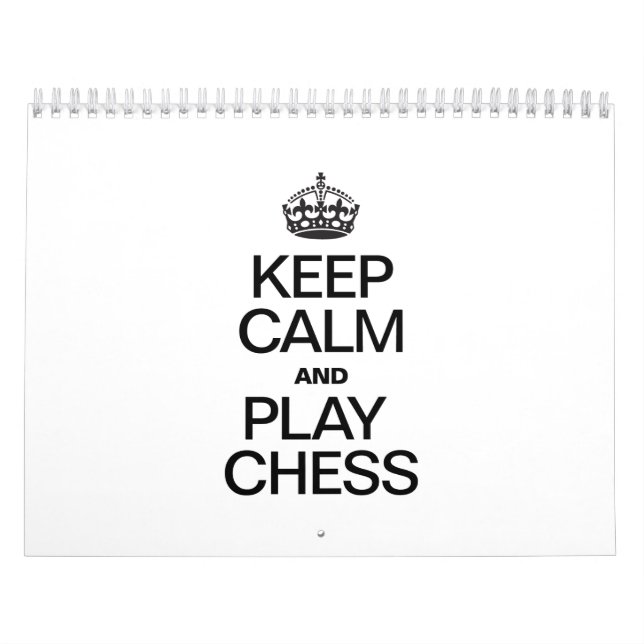 BEHALT CALM UND SPIELE CHESS KALENDER (Titelbild)