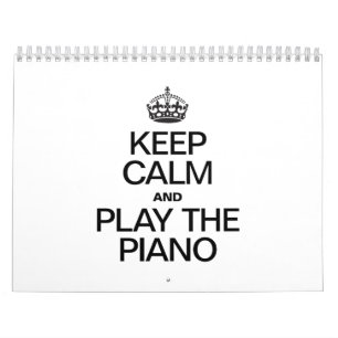 BEHALT CALM UND SPIELE DEN PIANO KALENDER