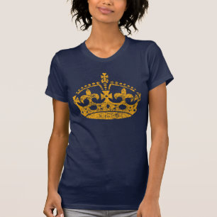 BEHALT CALM UND trage den Crown Grunge Style T-Shirt