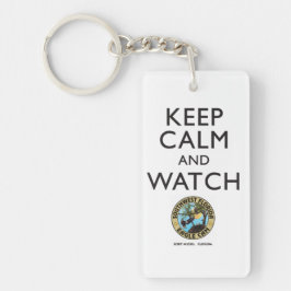 Behalt Calm & Watch des SWFEC-Schlüsselanhängers Schlüsselanhänger