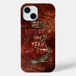 Behalt Calm Wear High Heels HORROR Case-Mate iPhone Hülle