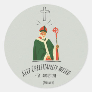 Behalt Christianity Weird Sticker