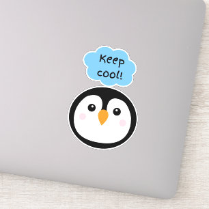 Behalt cool! aufkleber