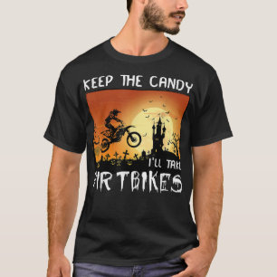 behalt das Süßigkeiten mit dem Bike komisch abschl T-Shirt