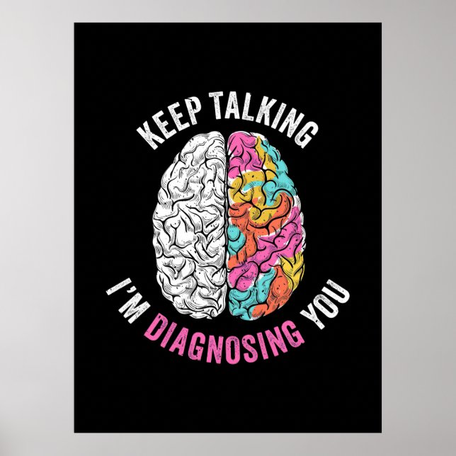 Behalt, dass ich dich diagnostiziere poster (Vorne)