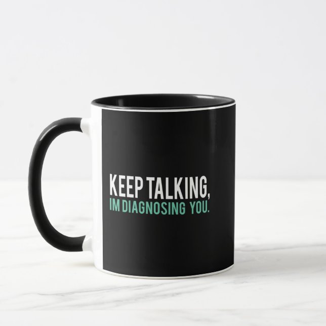 Behalt, dass ich eine Kopie diagnostiziere Tasse (Links)
