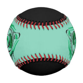 Behalt dein Auge auf dem Ball-Baseball-Creepy Nied Baseball
