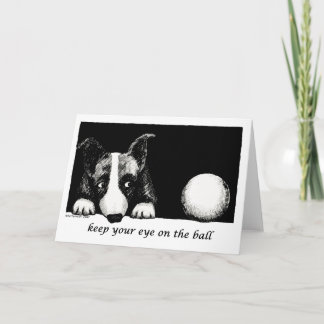 Behalt dein Auge auf den Ball Karte