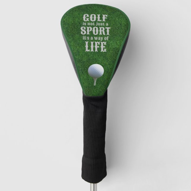 Behalt dein Fahrer gut aus: Personalisiert Golf Headcover (Vorderseite)