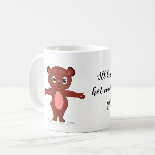 Behalt deine COCO-sichere Bären-Tasse Kaffeetasse (Vorderseite Links)
