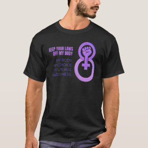 Behalt deine Gesetze von meiner Auswahl als Femini T-Shirt