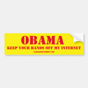 BEHALT DEINE HÄNDE VON MEINEM INTERNET-OBAMA AUTOAUFKLEBER