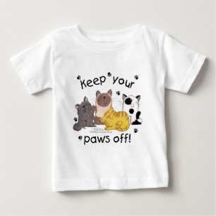 Behalt deine Paws ab (Katzen) Baby T-shirt
