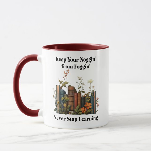 Behalt deinen Noggin von Foggin Tasse (Links)