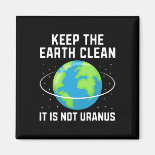 Behalt der Erde sauber, es ist nicht Uranus Umwelt Magnet