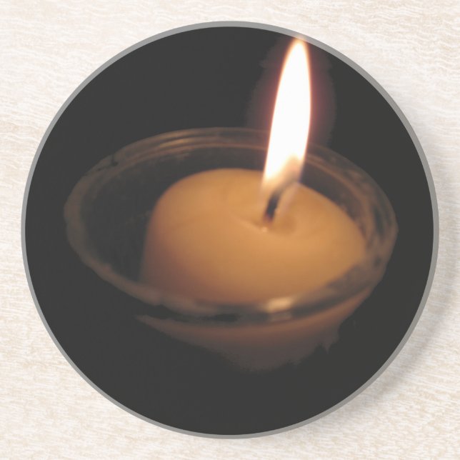 Behalt der Flammenbrennerkrone Sandstein Untersetzer (Vorne)