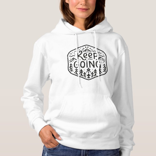 Behalt der Förderung der psychischen Gesundheit Hoodie (Vorderseite)