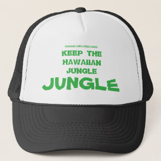 BEHALT DER HAWAIIAN JUNGLE JUNGLE TRUCKERKAPPE