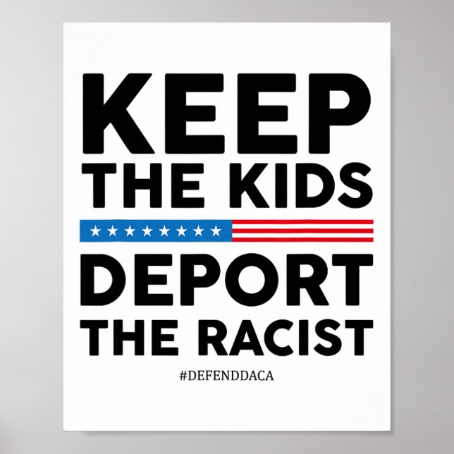 Behalt der Kinder den Resist Poster (Vorne)