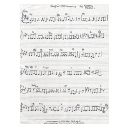 Behalt der Promise Sheet Music tablecloth Tischdecke