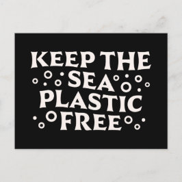 Behalt des Kunststoffs frei Postkarte