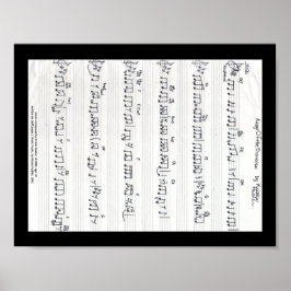 Behalt des Promise Sheet Music Poster