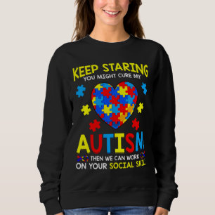 Behalt, dich zu stürzen, könnte mein Autismus-Räts Sweatshirt