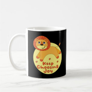 Behalt, die Freude Kawaii Löwe springen gelben Ora Kaffeetasse